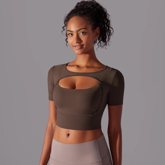 Mesh Yoga Shirt