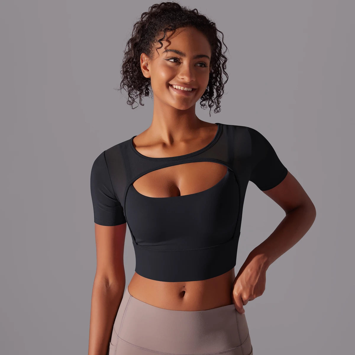 Mesh Yoga Shirt