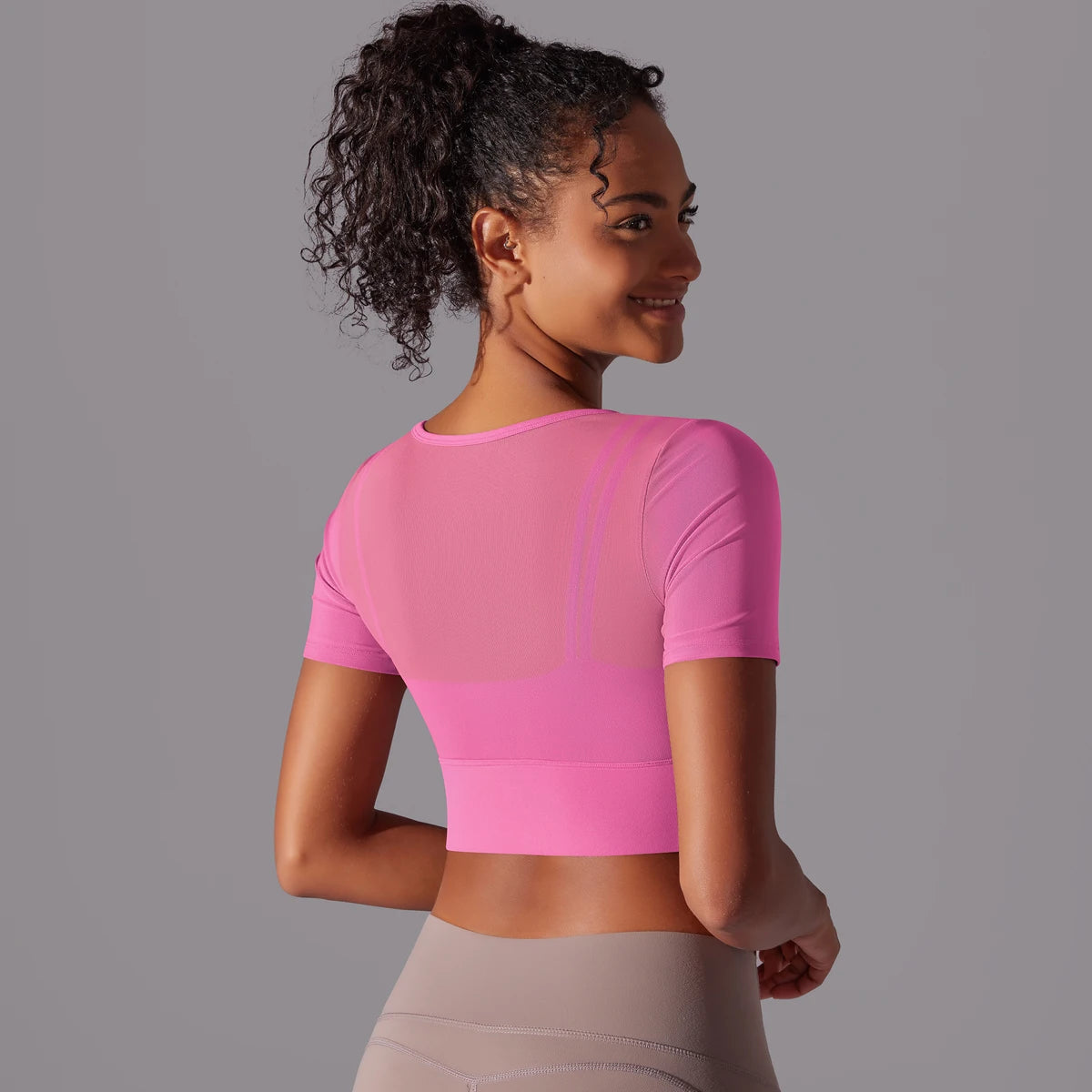 Mesh Yoga Shirt