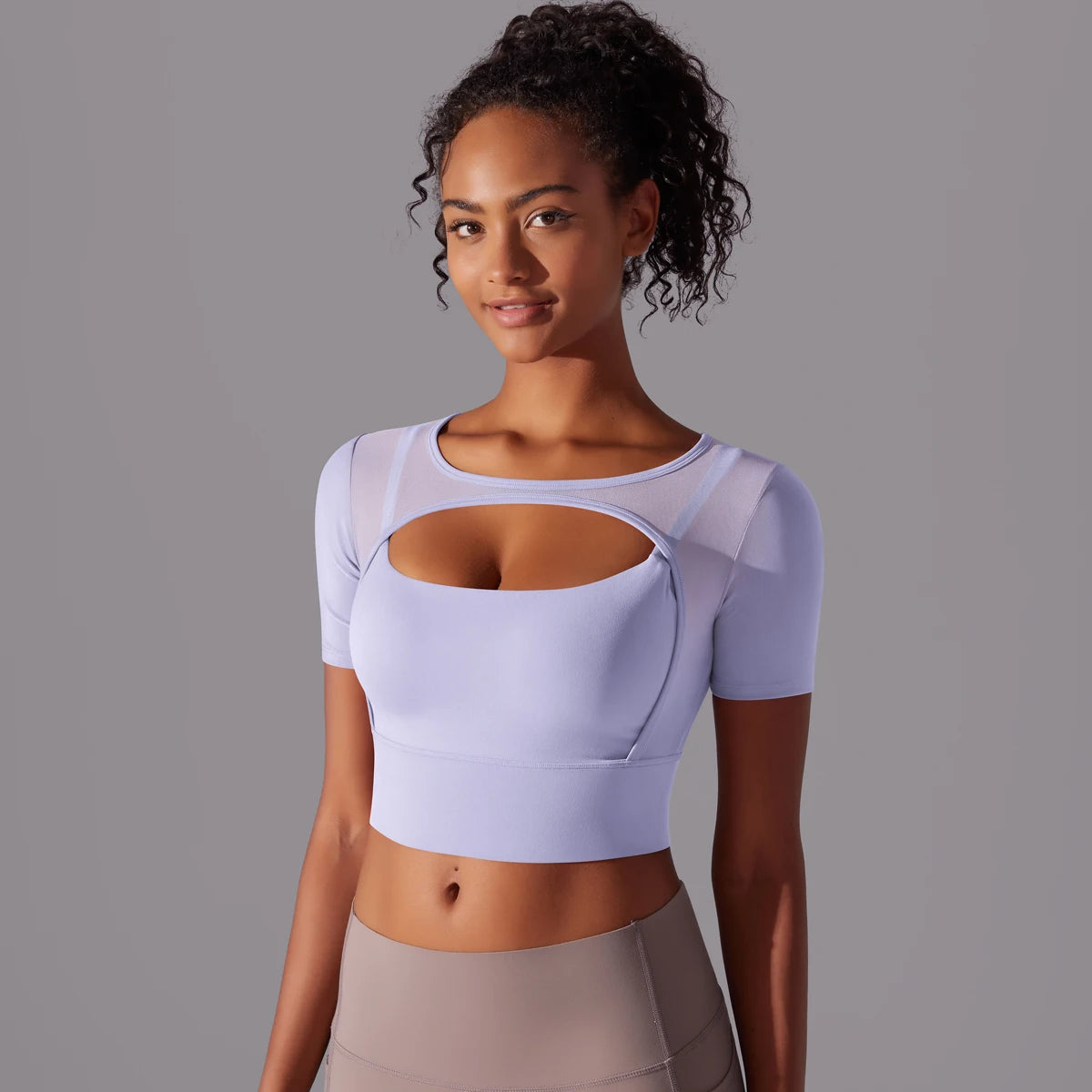 Mesh Yoga Shirt